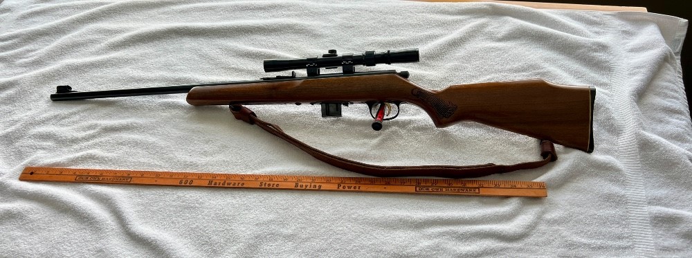 Marlin Bolt Action Model 782 .22 WMR with Marlin Model 500 A Scope-img-13
