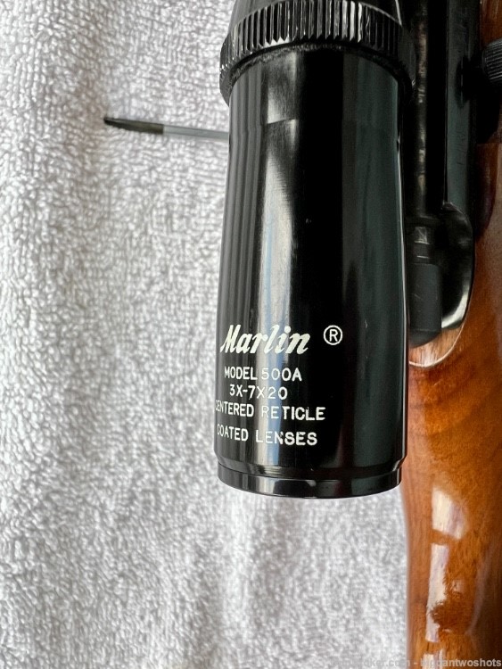 Marlin Bolt Action Model 782 .22 WMR with Marlin Model 500 A Scope-img-11