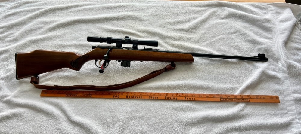 Marlin Bolt Action Model 782 .22 WMR with Marlin Model 500 A Scope-img-1