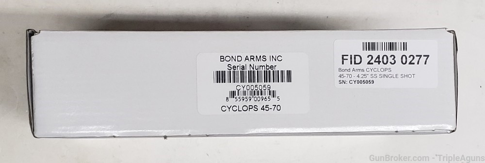 Bond Arms Cyclops 45-70 Government 4.25in barrel 1rd NO CA SALES BACY-45-70-img-19