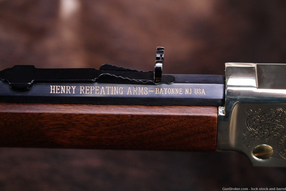 Henry Golden Boy H004BSA Boy Scouts .22 S/L/LR 20" Brass Lever Action Rifle-img-18