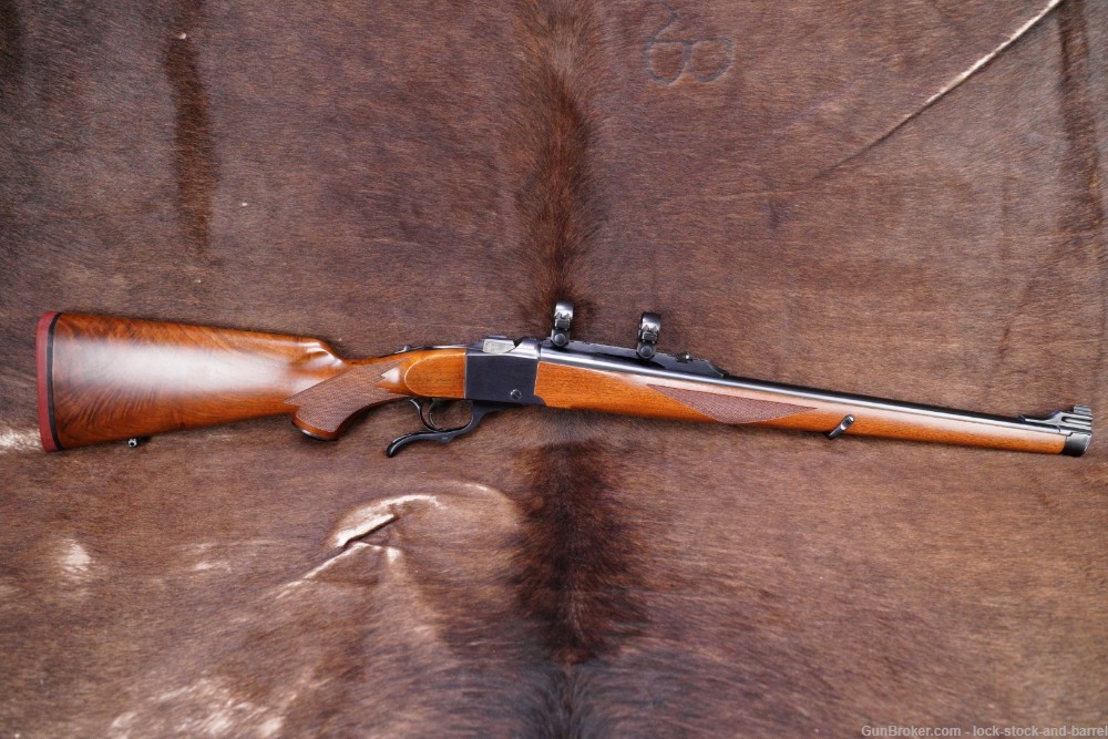 Ruger No.1 Model 01361 Mannlicher .243 Win 20” Single Shot Rifle MFD 1986-img-6