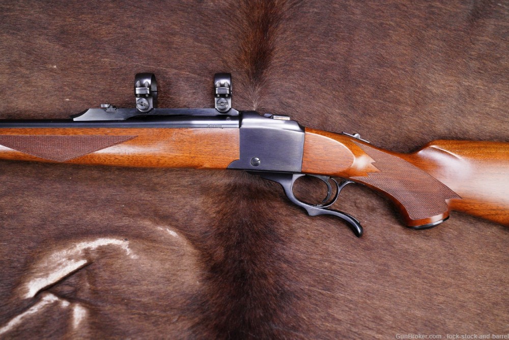 Ruger No.1 Model 01361 Mannlicher .243 Win 20” Single Shot Rifle MFD 1986-img-9