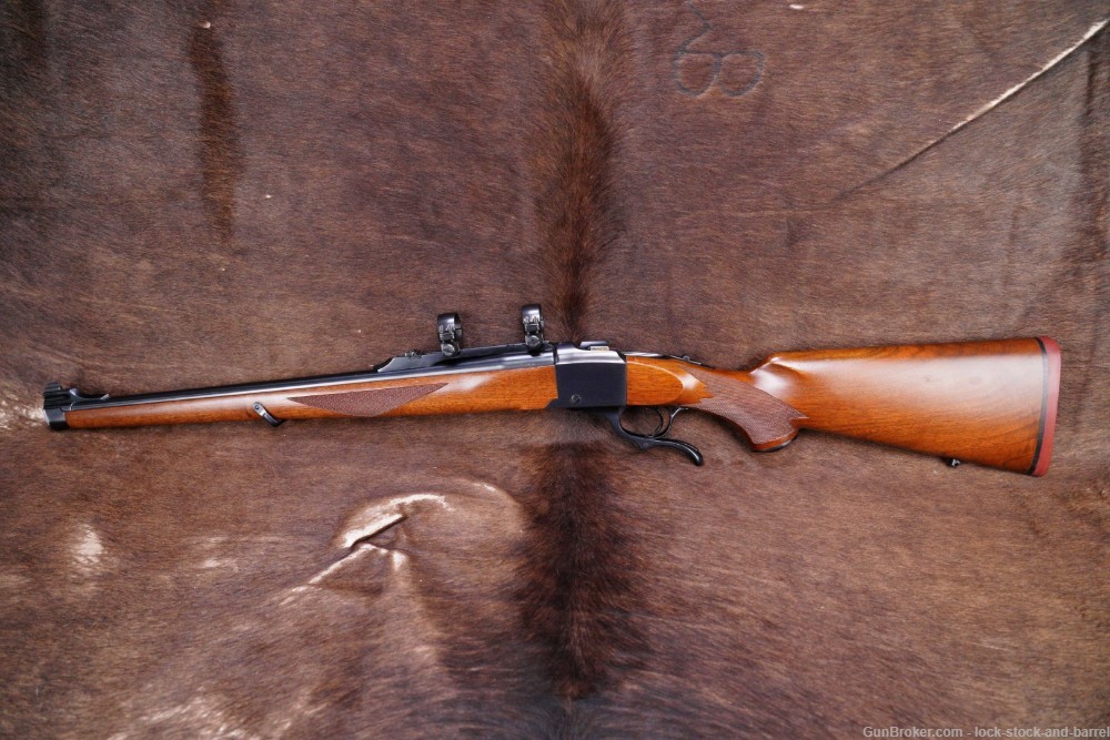 Ruger No.1 Model 01361 Mannlicher .243 Win 20” Single Shot Rifle MFD 1986-img-7