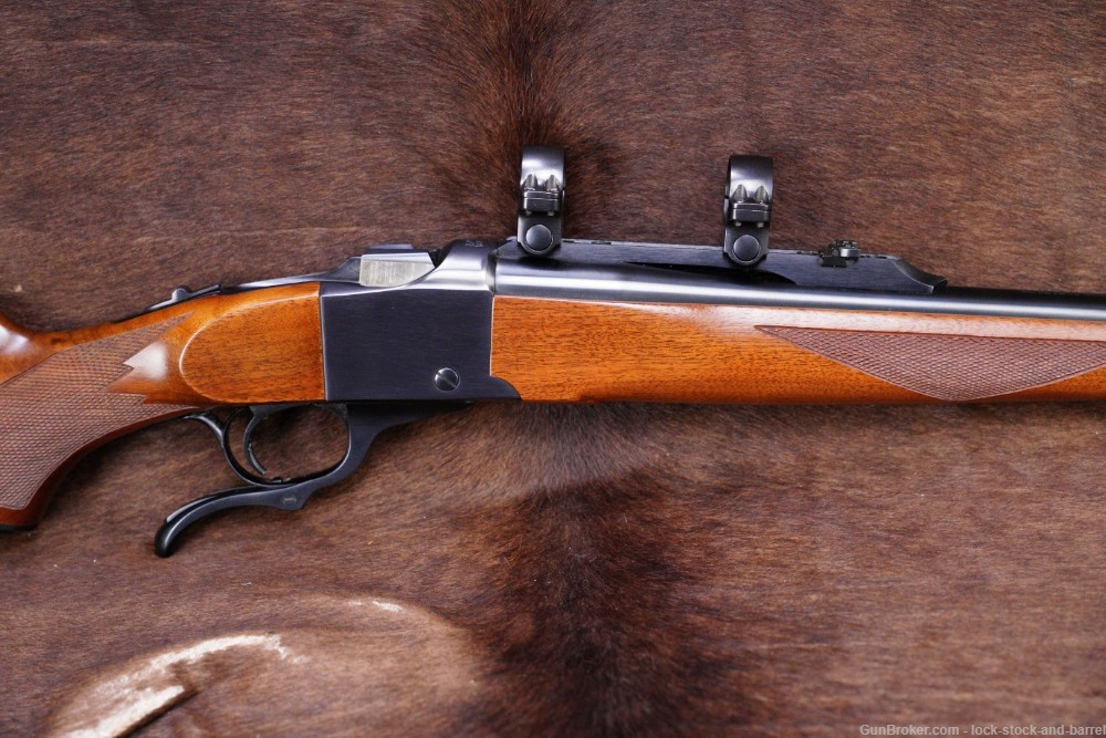 Ruger No.1 Model 01361 Mannlicher .243 Win 20” Single Shot Rifle MFD 1986-img-4