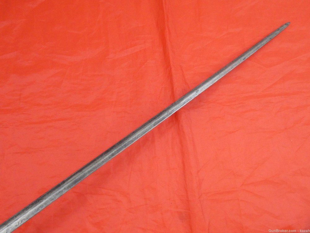 18 cent. BRITISH m1786 INFANTRY OFFICERS SWORD Steel Hilt Leather Scabbard -img-12
