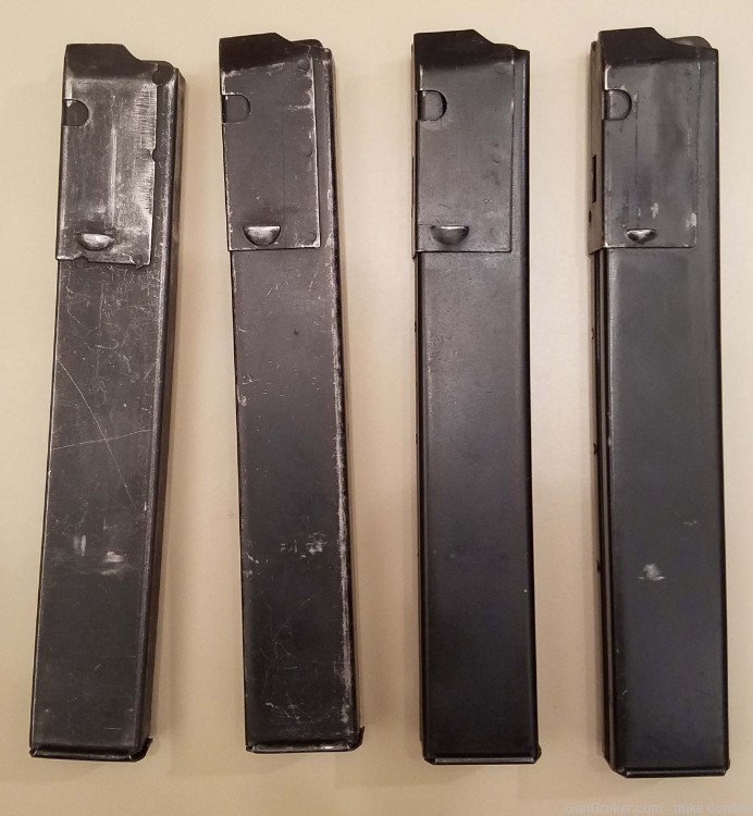 STEN 32rd 9mm Magazines STEN Mags, lot of 4 with loader-img-1
