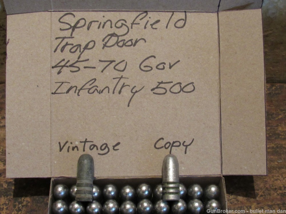 Springfield Trapdoor 45-70 gov arsenal bullets 500 RN-img-0