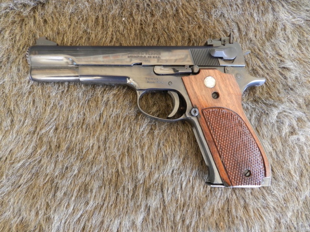 Smith & Wesson Model 52-2 38 SplMidRange 5" Blue -img-0