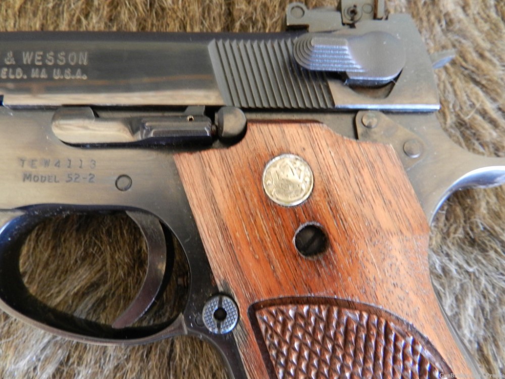 Smith & Wesson Model 52-2 38 SplMidRange 5" Blue -img-2