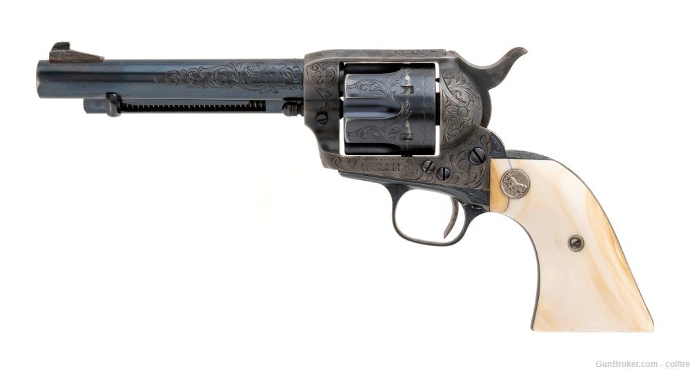 FACTORY ENGRAVED COLT SINGLE ACTION ARMY (C18273)-img-1
