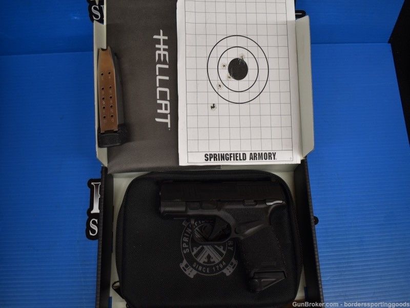 SPRINGFIELD HELLCAT OSP MICRO COMPACT 9mm 13+1 w/(2) mags+soft case+box++-img-12