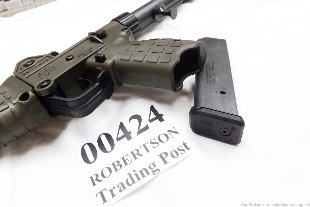 Kel-Tec 9mm Sub 2000 Glock 17 Magazine SUB2KGLK17BGRNHC Sub2K9 Keltec -img-6