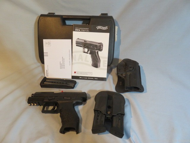 Walther PPX M1, 9mm, 3- 16 rd. mags.-img-0