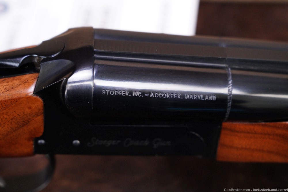 E.R. Amantino Stoeger Coach Gun 12 Gauge 20” SxS Double Barrel Shotgun 2023-img-21