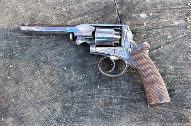 Adams Model 1854 Revolver Copy Marked Imperial Patent Revolver -img-1