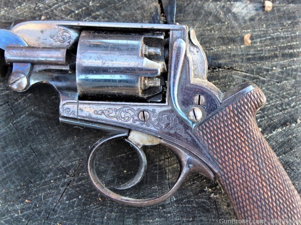 Adams Model 1854 Revolver Copy Marked Imperial Patent Revolver -img-6