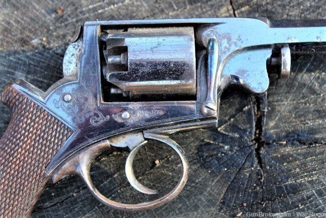 Adams Model 1854 Revolver Copy Marked Imperial Patent Revolver -img-3