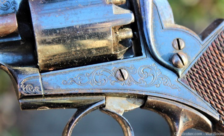 Adams Model 1854 Revolver Copy Marked Imperial Patent Revolver -img-8