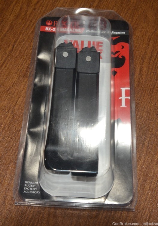 2 New Hi-Capacity Mags for Ruger 10/22 Rifle, 25 Rounds-img-0