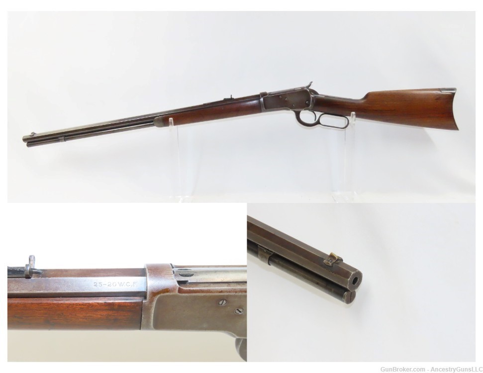 c1911 mfr WINCHESTER Model 1892 Lever Action REPEATING RIFLE .25-20 WCF C&R-img-0