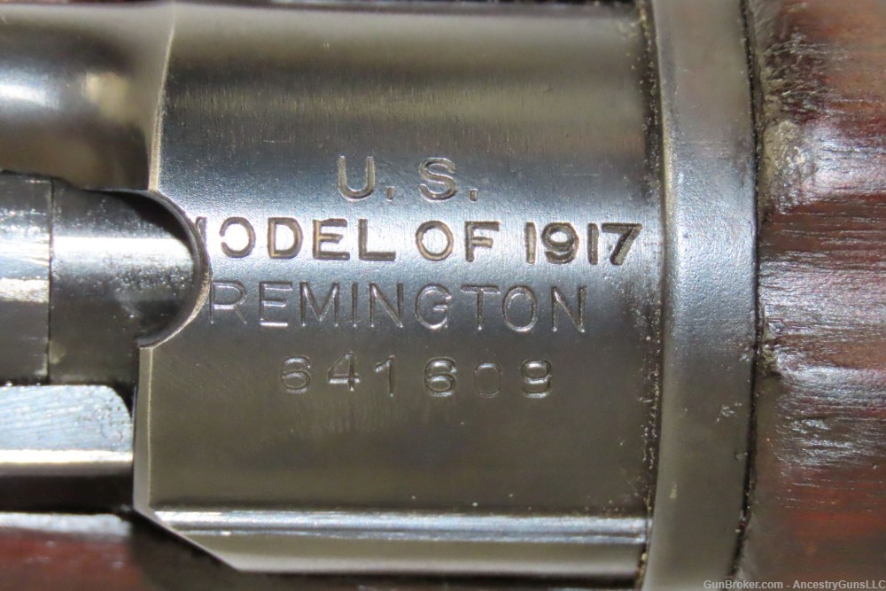 WORLD WAR I Era REMINGTON U.S. M1917 Bolt Action C&R MILITARY Rifle .30-06 -img-9