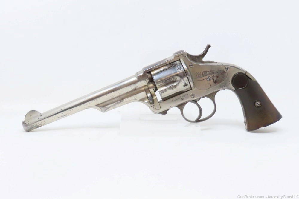 2 NAMES, 1 STRUCK Antique MERWIN & HULBERT Revolver .44-40 Owen Gutierrez-img-1
