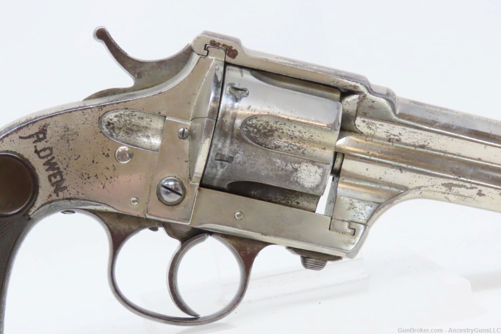 2 NAMES, 1 STRUCK Antique MERWIN & HULBERT Revolver .44-40 Owen Gutierrez-img-19