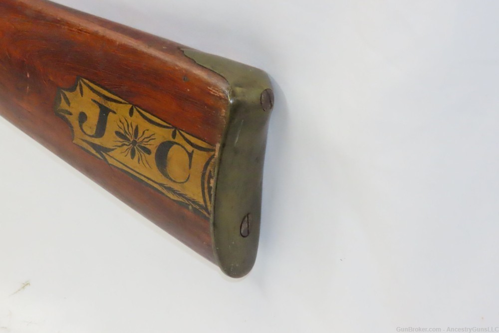 1800s English Fowler TRADE GUN .63 PIONEER INDIAN Frontier SETTLER  Antique-img-21