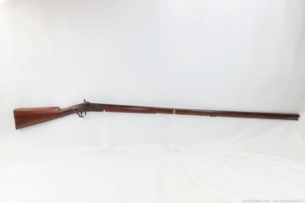 1800s English Fowler TRADE GUN .63 PIONEER INDIAN Frontier SETTLER  Antique-img-1