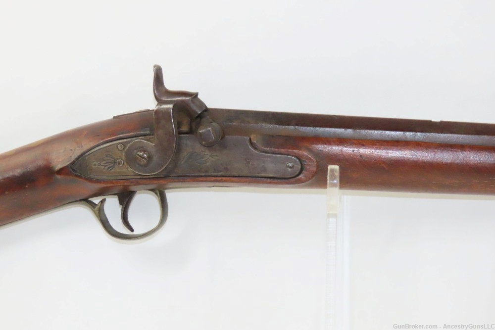 1800s English Fowler TRADE GUN .63 PIONEER INDIAN Frontier SETTLER  Antique-img-3