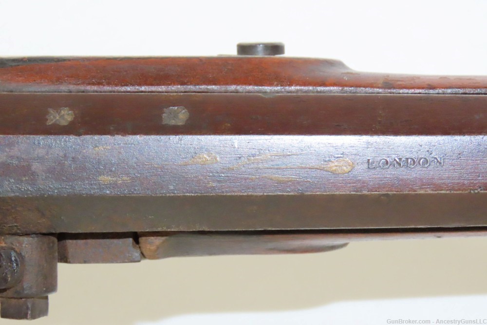 1800s English Fowler TRADE GUN .63 PIONEER INDIAN Frontier SETTLER  Antique-img-11