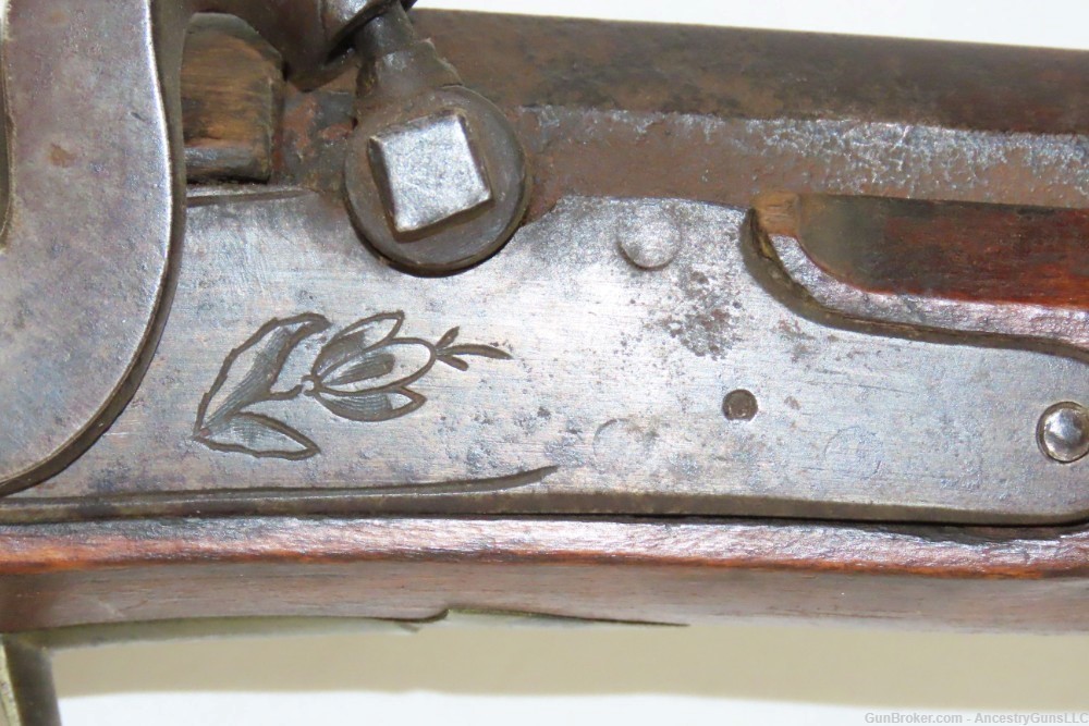 1800s English Fowler TRADE GUN .63 PIONEER INDIAN Frontier SETTLER  Antique-img-6