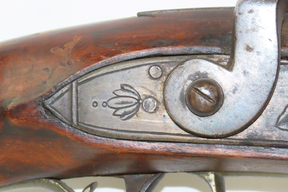 1800s English Fowler TRADE GUN .63 PIONEER INDIAN Frontier SETTLER  Antique-img-7