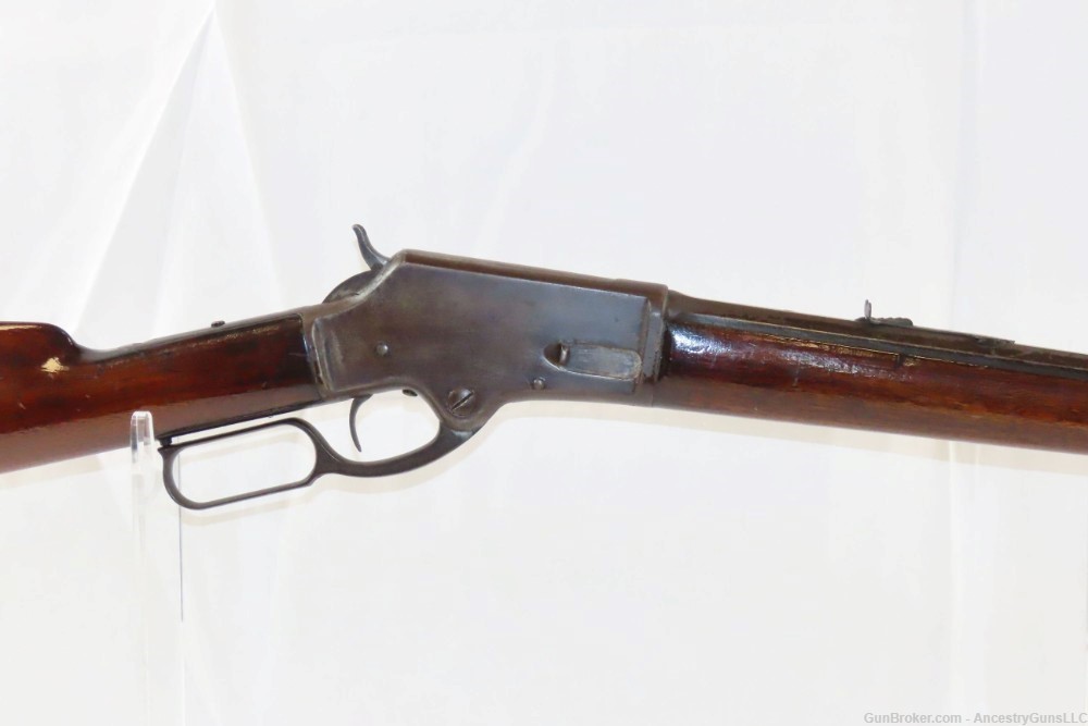 c1888 mfr. Antique MARLIN Model 1881 .38-55 WCF Rifle Octagonal Barrel 1st -img-13