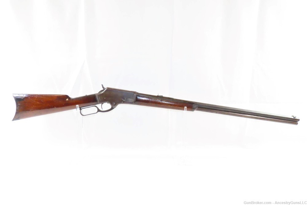 c1888 mfr. Antique MARLIN Model 1881 .38-55 WCF Rifle Octagonal Barrel 1st -img-11