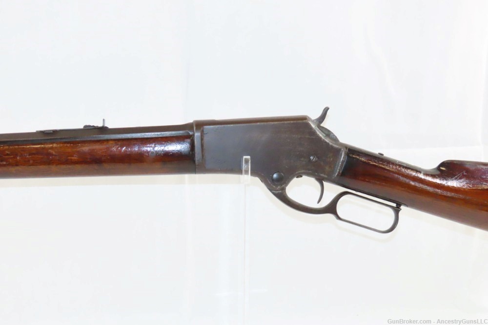 c1888 mfr. Antique MARLIN Model 1881 .38-55 WCF Rifle Octagonal Barrel 1st -img-3