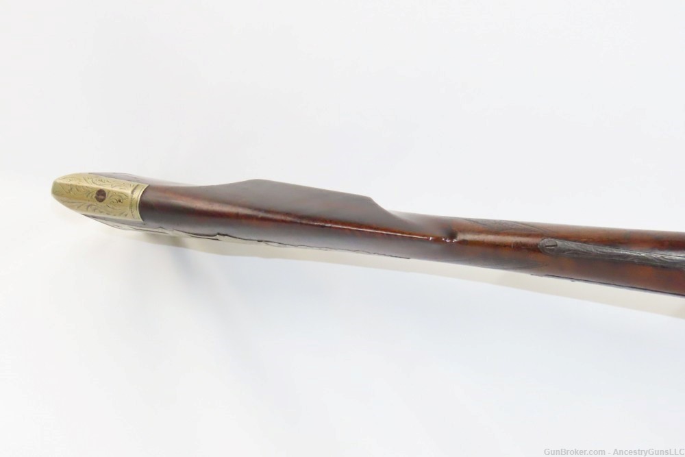 TRENTON, NJ c1850s H. PARKER & CO. .36 FRONTIER Pioneer Long Rifle  Antique-img-11