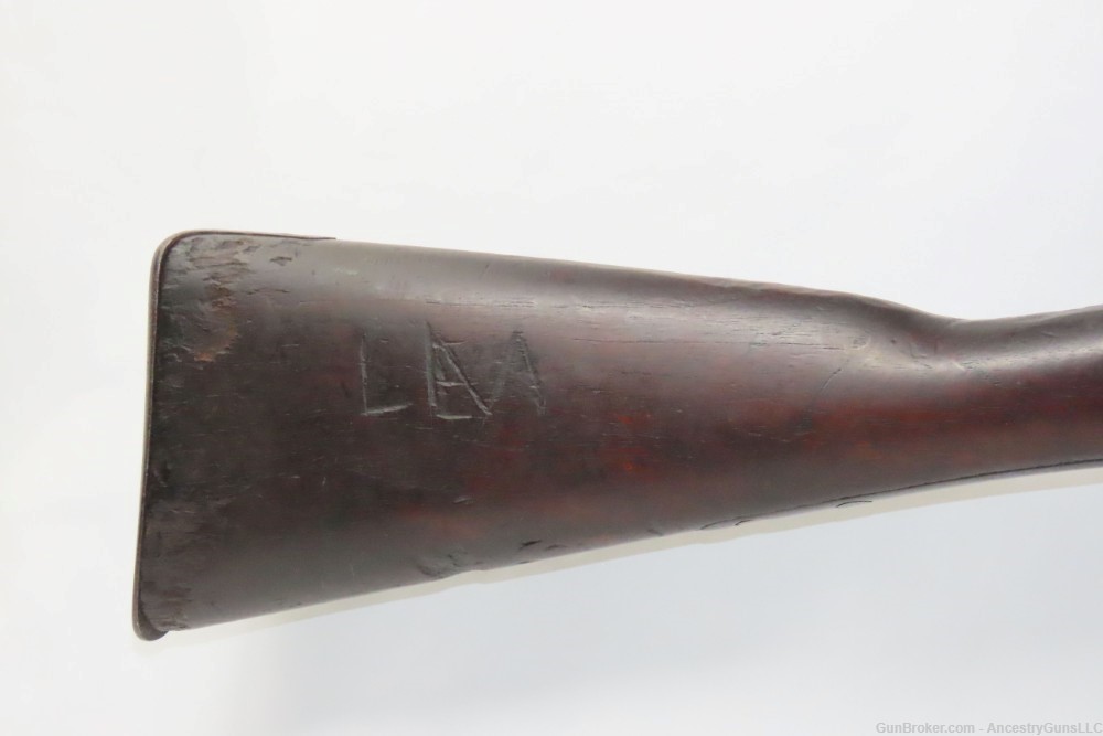 CONFEDERATE ANCHOR POTTS & HUNT Antique Enfield 2-Band Musket  CSA  Import -img-2