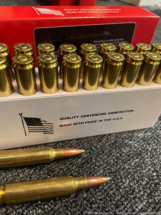 (20) 284 win 175gr Nosler Partition ammo ammunition Winchester magnum-img-1
