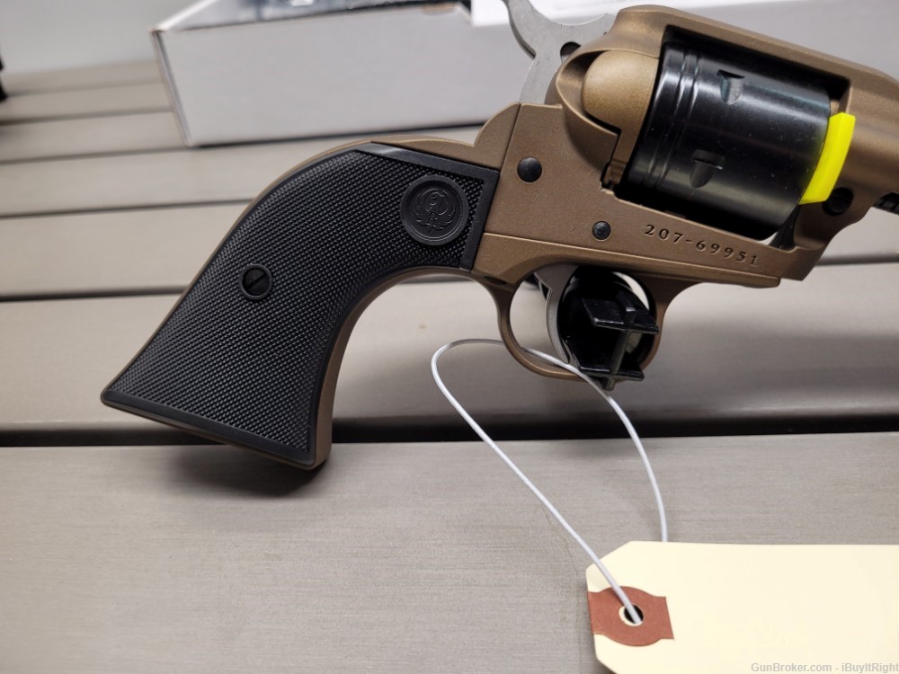 Penny Auction! Ruger Wrangler .22 LR Revolver Bronze Cerakote 6 1/2" Barrel-img-2
