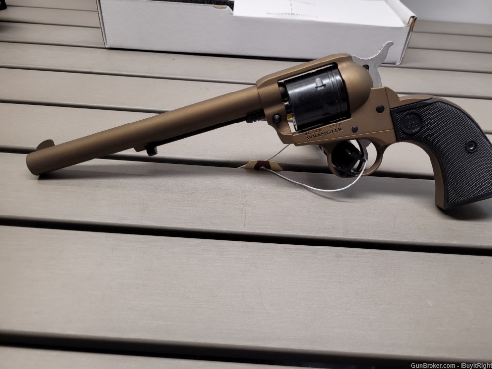 Penny Auction! Ruger Wrangler .22 LR Revolver Bronze Cerakote 6 1/2" Barrel-img-5