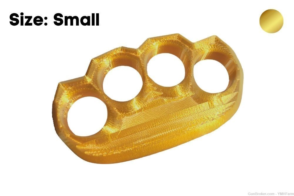 Ergo Knuckles Small Gold Plastic Knuckles-img-0