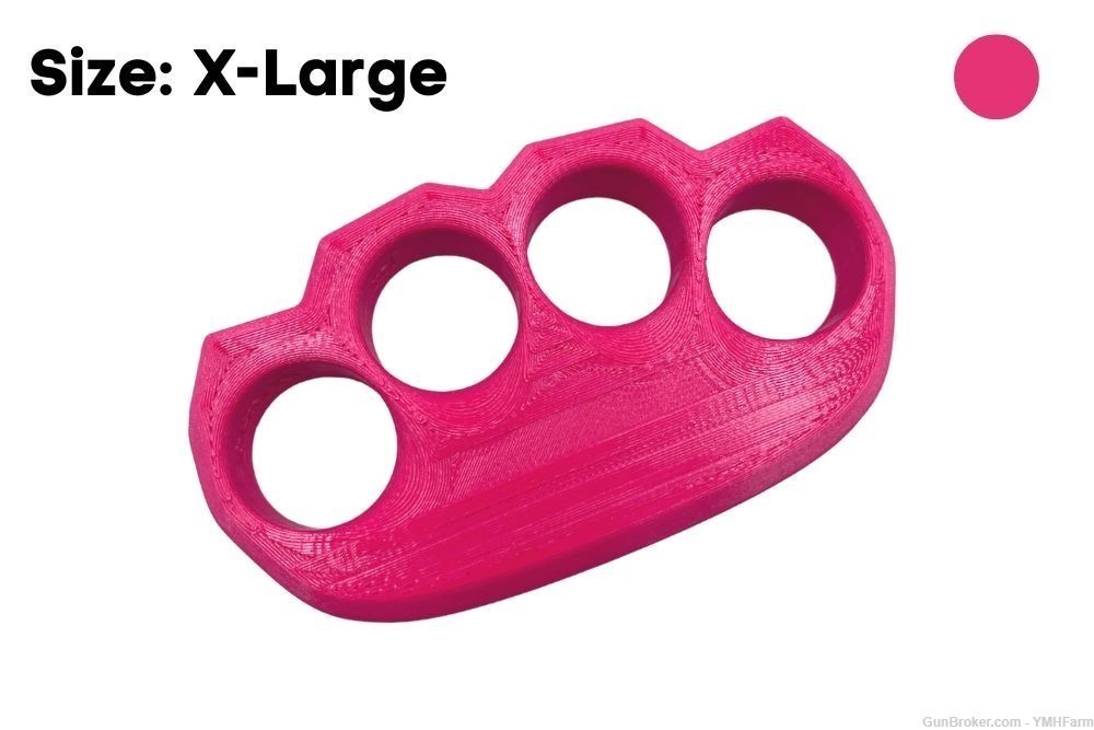 Ergo Knuckles X-Large Pink Plastic Knuckles-img-0
