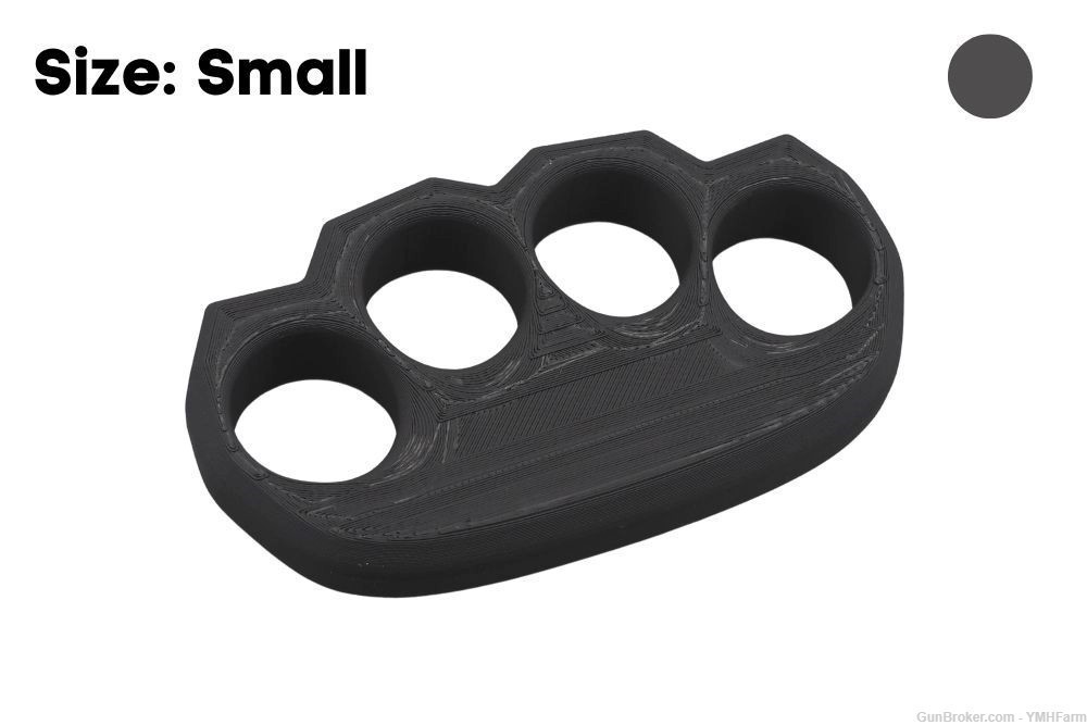 Ergo Knuckles Small Tactical Black Plastic Knuckles-img-0