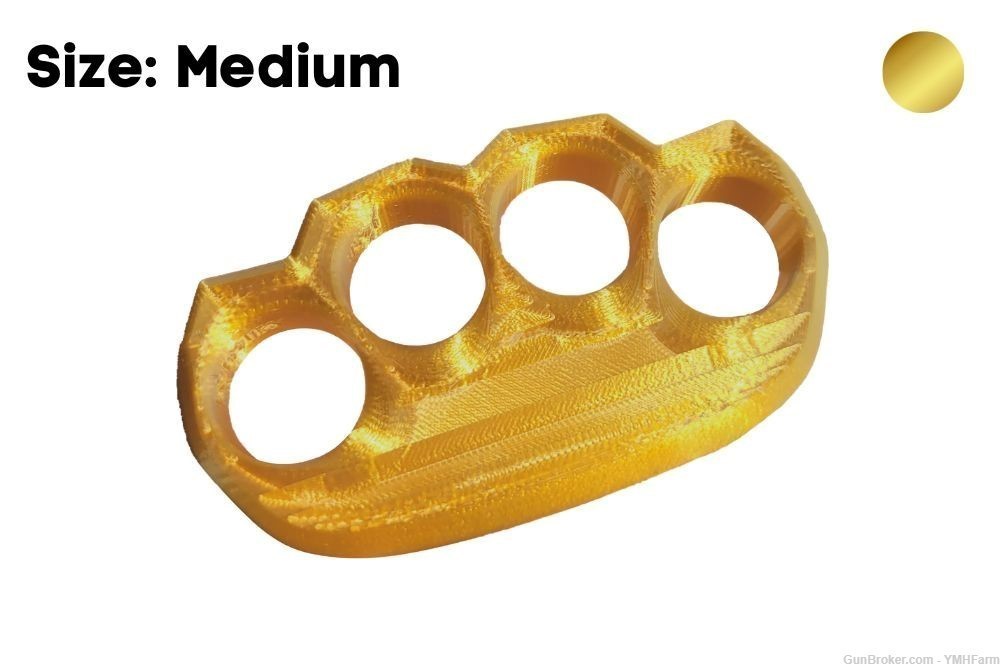 Ergo Knuckles Medium Gold Plastic Knuckles-img-0
