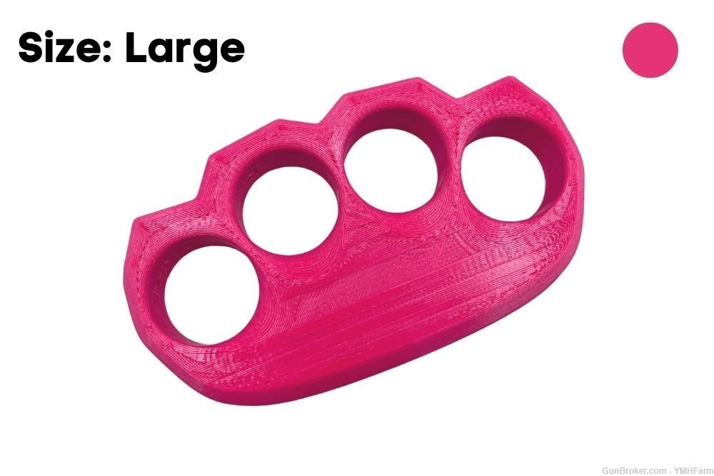 Ergo Knuckles Large Pink Plastic Knuckles-img-0