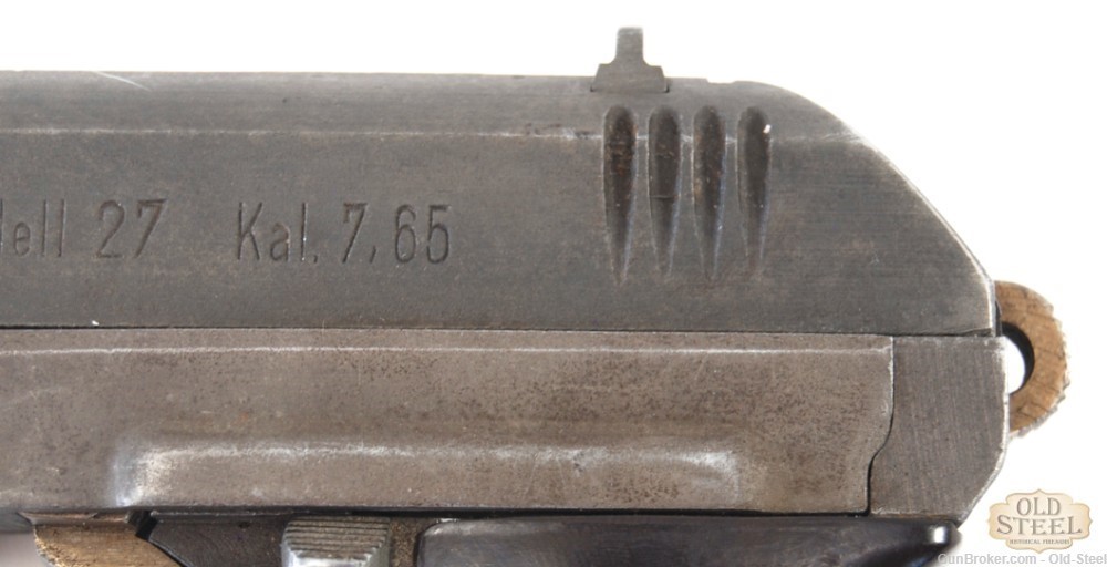 WWII German CZ Model 27 .32ACP/7.65 Browning No Magazine C&R-img-3