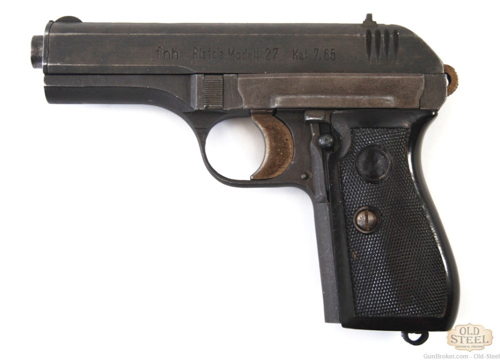 WWII German CZ Model 27 .32ACP/7.65 Browning No Magazine C&R-img-0