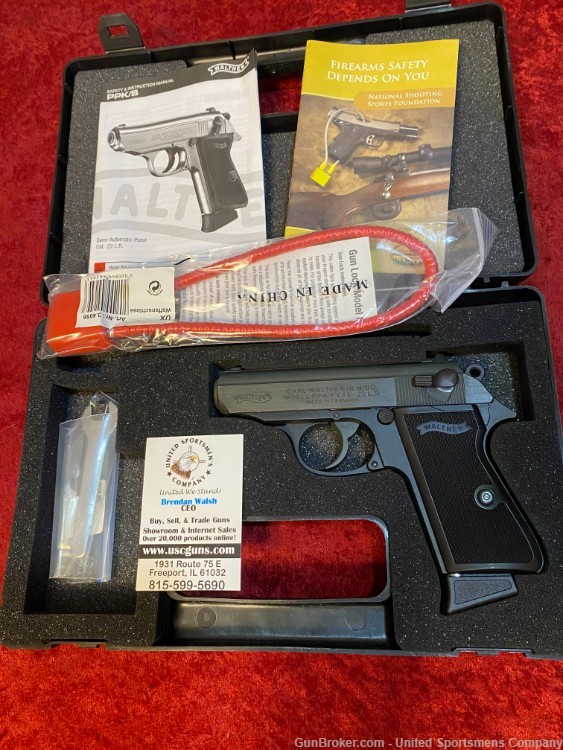 Walther PPK/S .22 lr 10-rd 3.3" bbl Matte Black LNIB #5030300-img-0